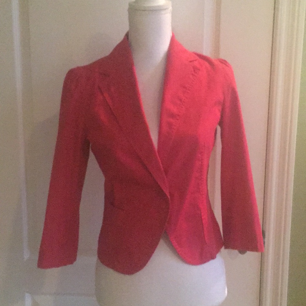 ZARA‎ Women’s Hot Pink Blazer Size M
